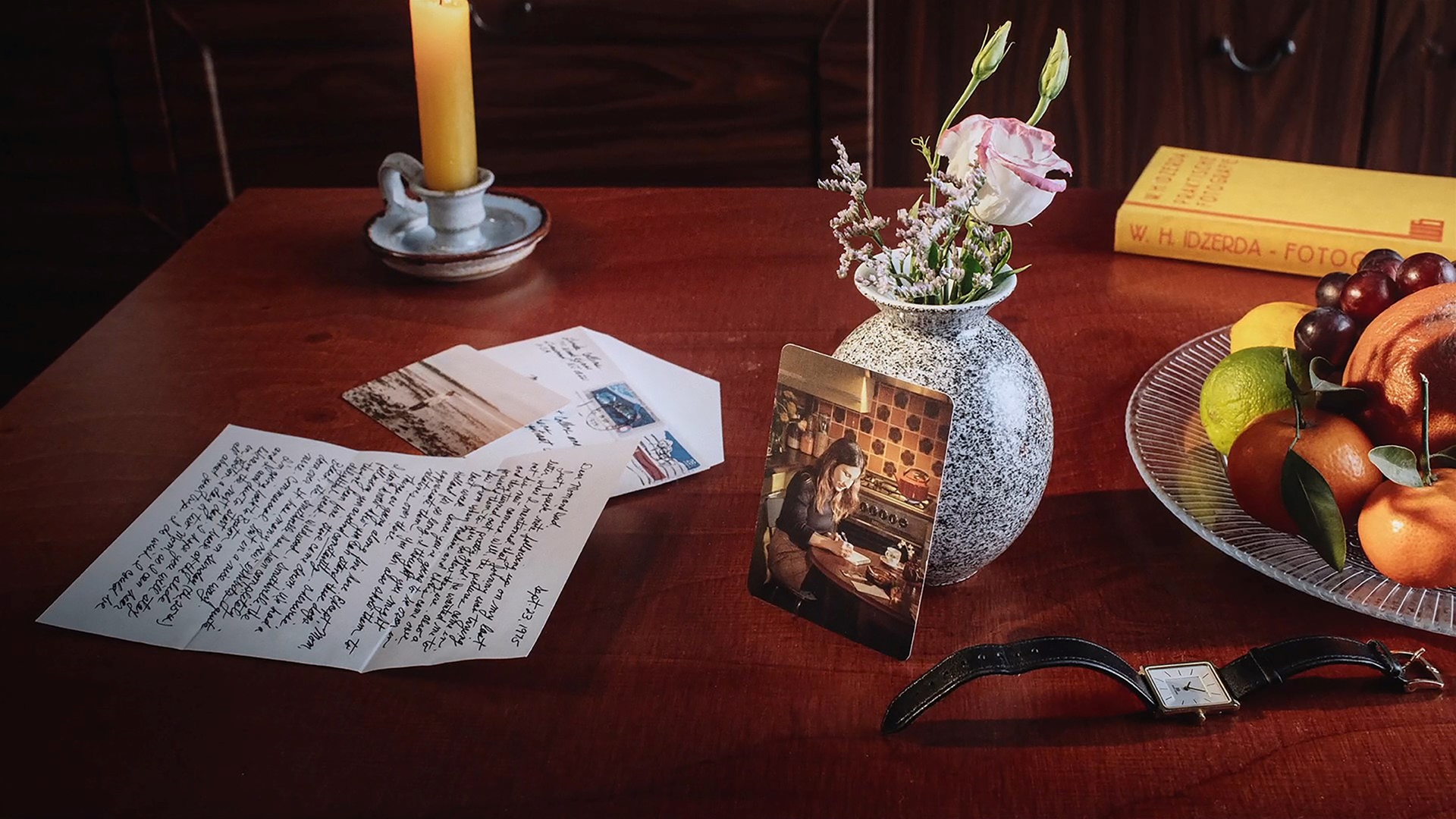 Still Life With Woman, Tea, and Letter